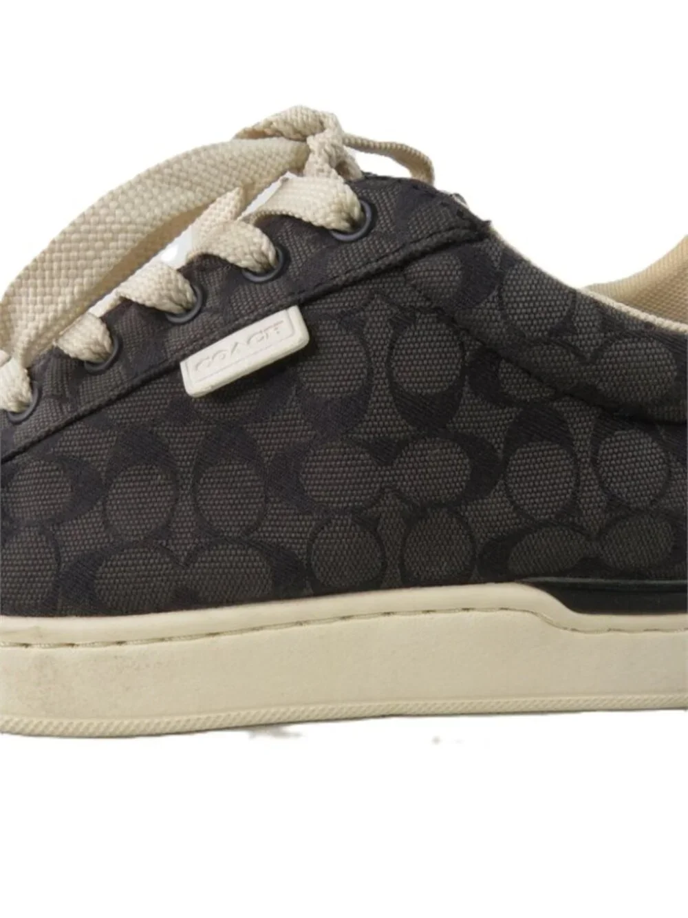 Coach Sneakers Monogram Pattern Size 8 Women